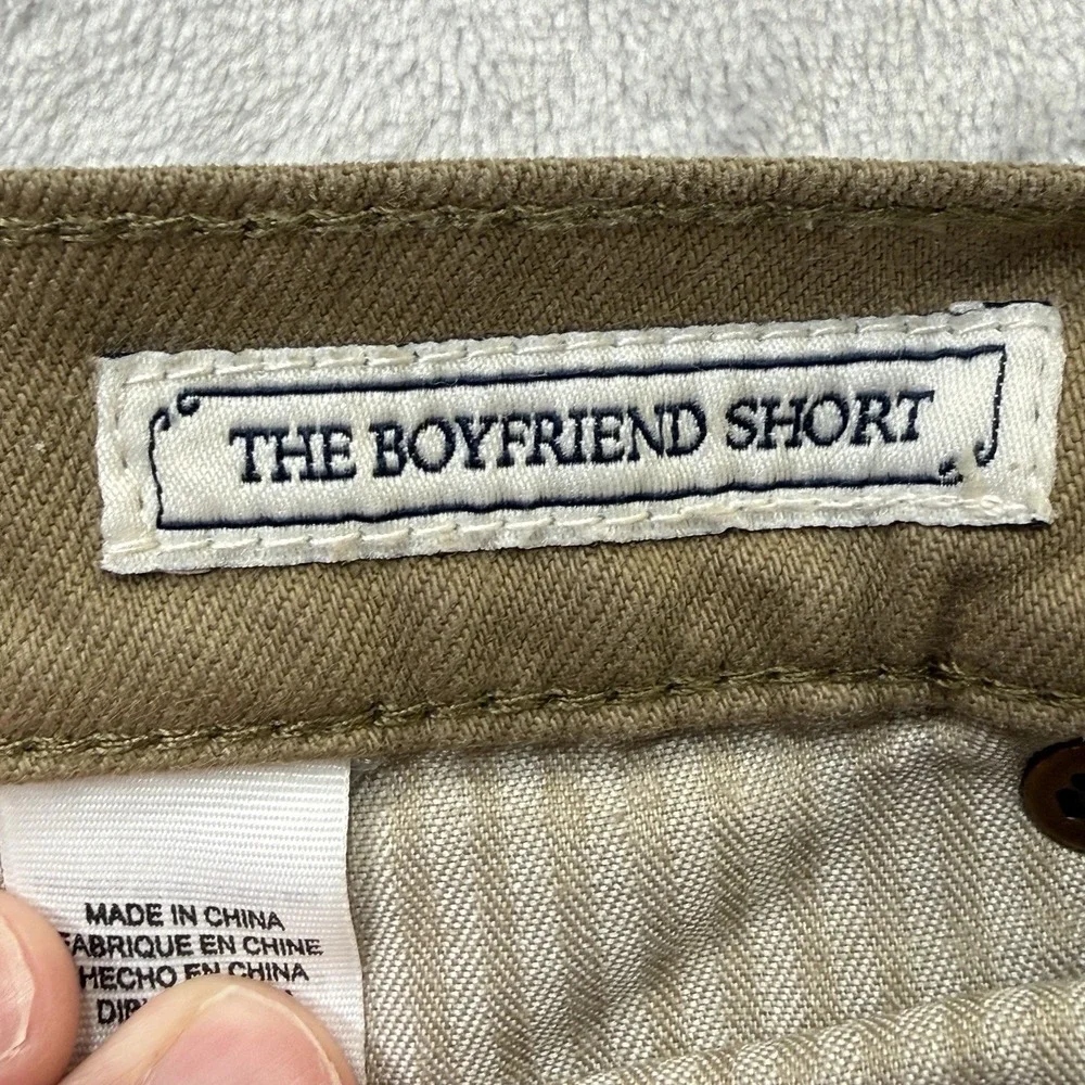 Lucky Brand Boyfriend Shorts Distressed Tan‎ Denim Women 8/29